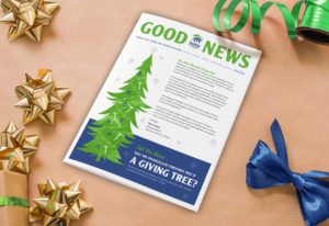 Habitat for Humanity, Non-profit holiday newsletter, holiday newsletter, Christmas newsletter, Good News